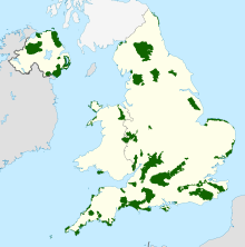 England, Northern Ireland, and Wales AONBs map.svg