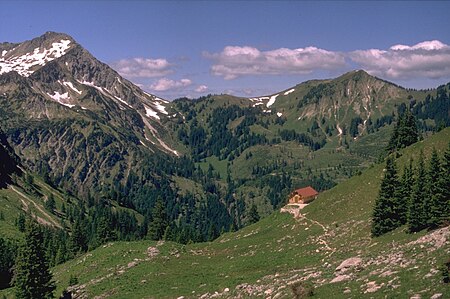 Entschenkopf Schnippenkopf von Haseneckalpe