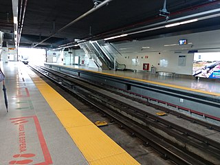 Albrook metro station Panama metro station