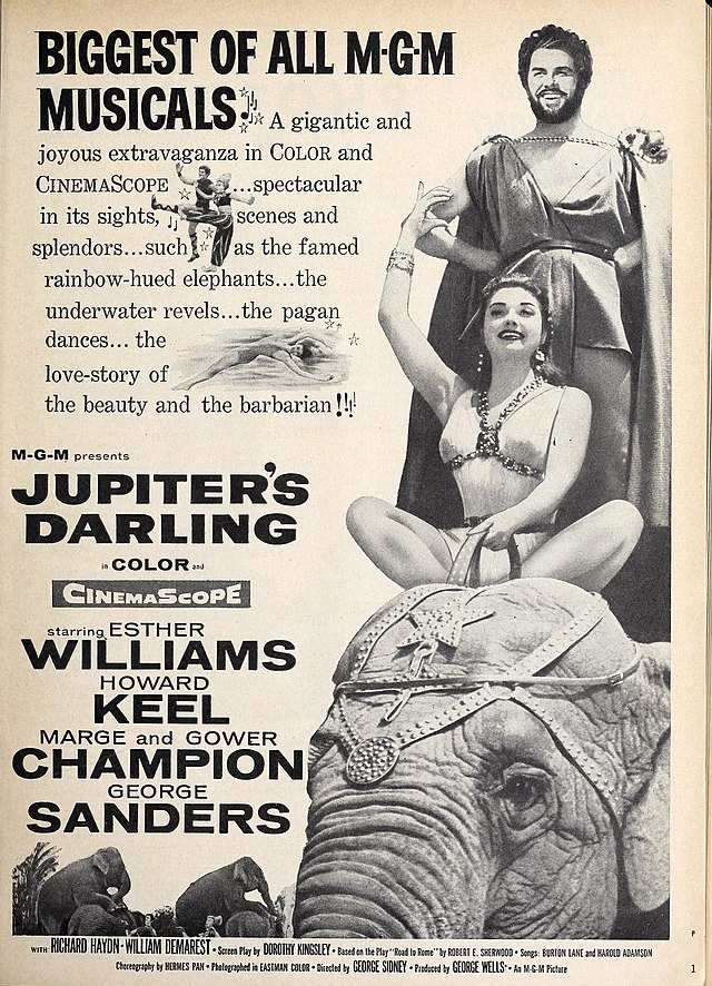 Description de l'image Esther Williams in 'Jupiter's Darling', 1955.jpg.