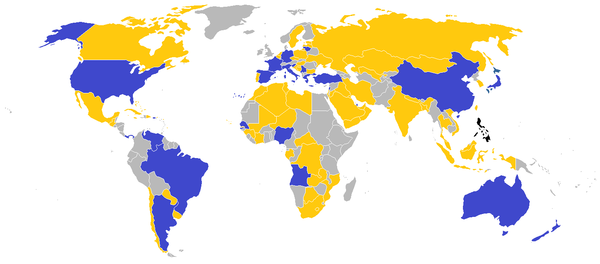 Països participants a la fase final