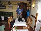 Čeština: Focení fotoaparátů na fotoworkshopu 2016 v Jihlavě. Česká republika. English: Picture taking of cameras at Fotoworkshop 2016 in Jihlava, Czech Republic.