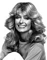 The Farrah Fawcett hairstyle was considered particularly fashionable during the decade