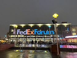 FedExForum at night.jpg