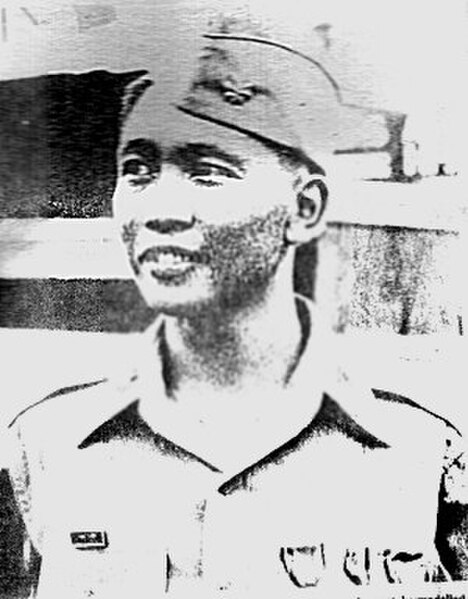 Ferdinand Marcos as a soldier in the 1940s