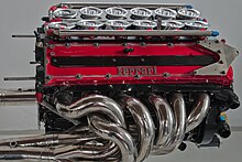 Ferrari V12 F1 engine. Ferrari F1 V12 engine (22383293983).jpg