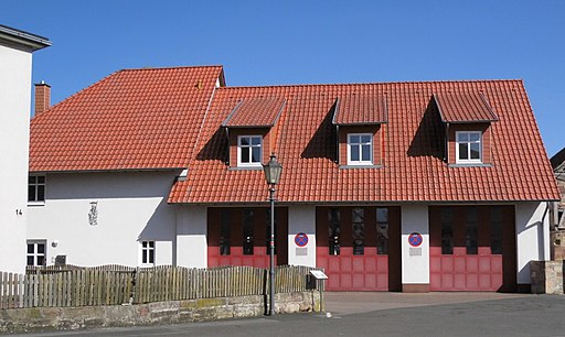 Feuerwehrgerätehaus der freiwilligen Feuerwehr Grebendorf e. V. - Meinhard-Grebendorf Kirchstraße - panoramio