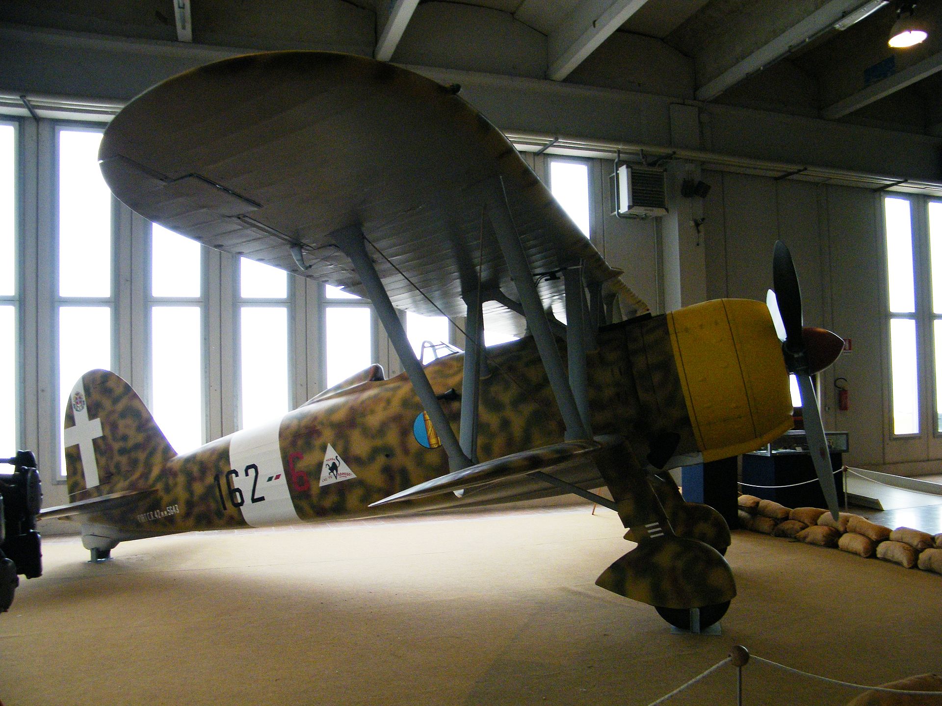 Il CR42 custodito al Museo storico dell Aeronautica Militare
