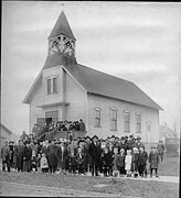 The building at 1706 NW 65th Street in Ballard, now a private home, was the Finnish Evangelical Lutheran Church from 1919 to 1954.