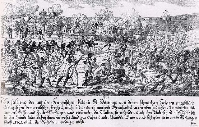 Saint-Domingue slave revolt in 1791