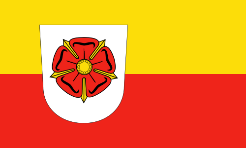 File:Flagge des Kreises Lippe.svg