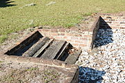 Fort Frederica National Monument, including the fort and town of Frederica ruins This is an image of a place or building that is listed on the National Register of Historic Places in the United States of America. Its reference number is 66000065.