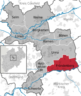 Kaart van Fröndenberg
