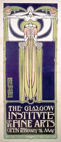 Poster by Frances MacDonald (1896)