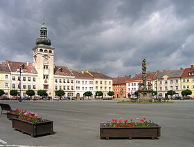 Fulnek, Komenský square.jpg