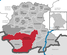 Kaart van Garmisch-Partenkirchen