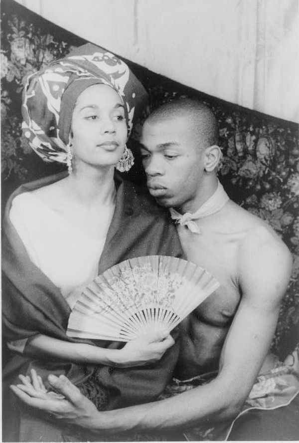 Carmen de Lavallade with her husband, Geoffrey Holder, in 1955