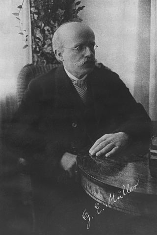 <span class="mw-page-title-main">Georg Elias Müller</span> German experimental psychologist