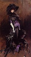 Джованні Болдіні. «Маркіза Луїза Казаті», кохана Габріеле д'Аннунцио, 1908