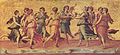 Танц на Аполон с музите (фреска)