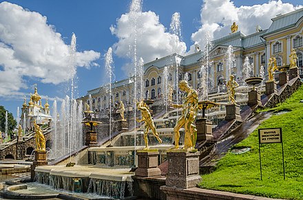 The Grand Cascade in Peterhof