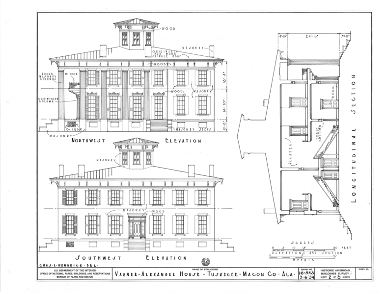 File:Grey Columns, Old Montgomery Road (Institute Road), Tuskegee, Macon County, AL HABS ALA,44-TUSG,5- (sheet 2 of 3).png