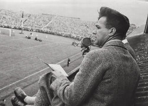 Gust De Muynck's live coverage during Belgium–Netherlands in 1931