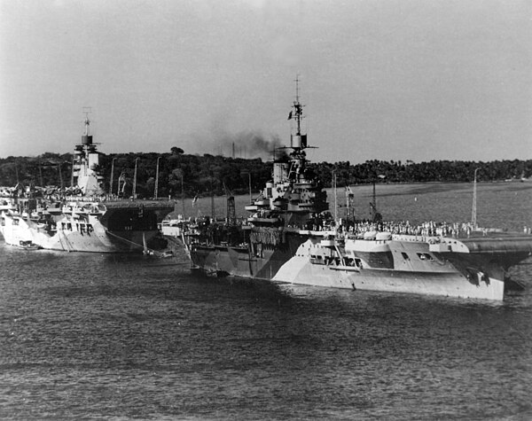 Unicorn and Illustrious in Ceylon, 1944