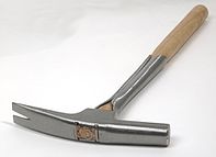 Hammer- Polsterhammer mit Holzstiel und Feder 3.JPG
