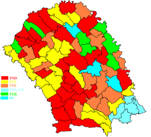 Județul Botoșani: Istoric, Politica, Diviziuni administrative