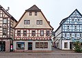 Gabled house with crested hip