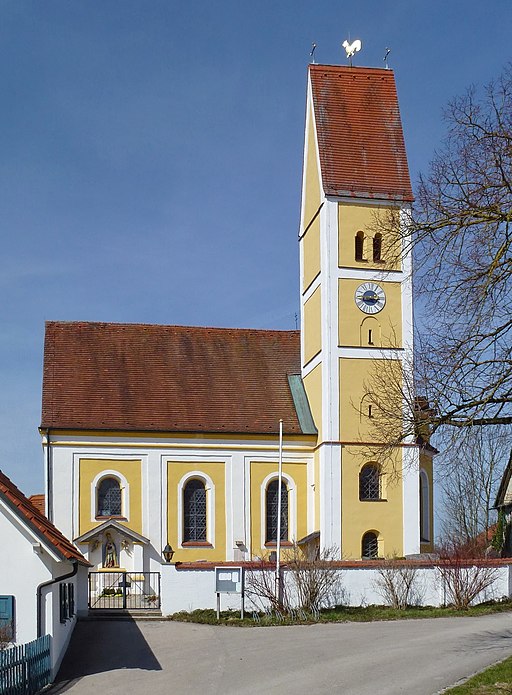 Hausen bei Geltendorf St Nikolaus Ring 4a Kath Kirche 001 201504 098