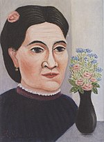 Henri rousseau - Portrait de femme au bouquet de fleurs.jpg