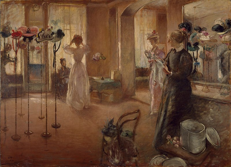 File:Henry Tonks - The Hat Shop - 1951P105 - Birmingham Museums Trust.jpg