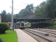 Endbahnhof Bad Herrenalb der Albtalbahn