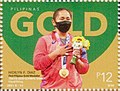 Hidilyn Diaz 2021 stamp of the Philippines 10.jpg