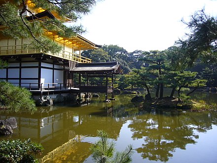 Buddhist temple of Kinkaku-ji, declared a World Heritage Site by UNESCO