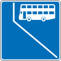 Bus lane ahead (Franchised buses)