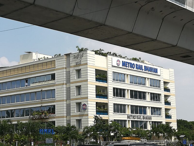 File:Hyderabad Metro Rail Bhavan.jpg