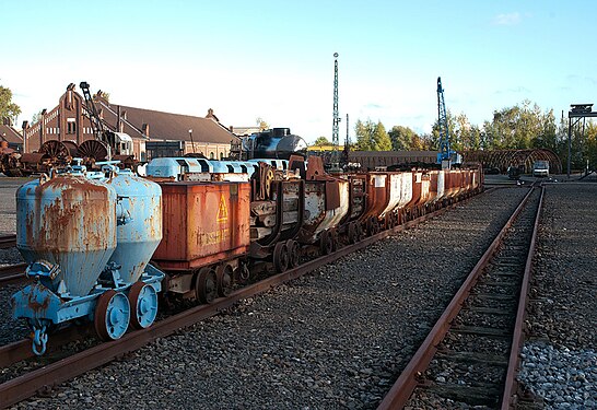 local railway - coal mining "Zollern" Dortmund, Germany