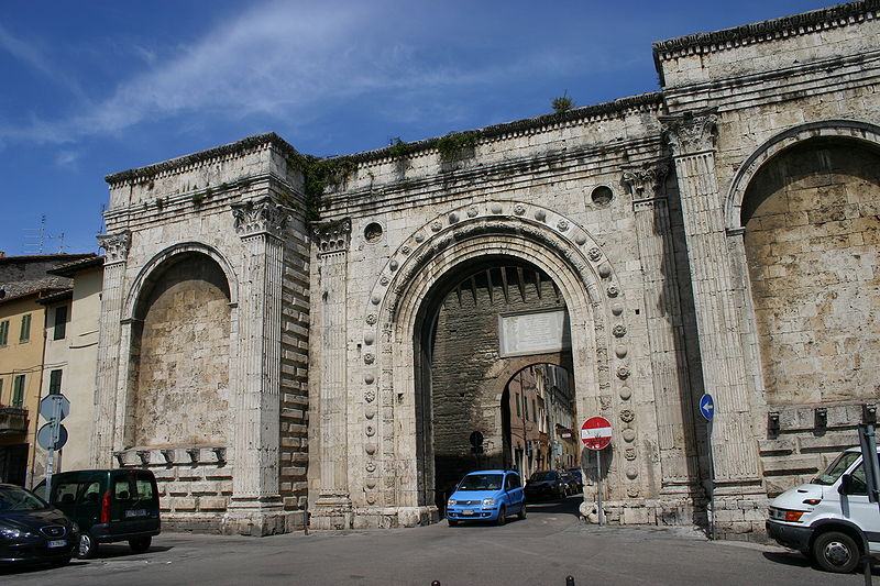 صورة:IMG 1029 - Perugia - Porta san Pietro -1475- - Foto G. Dall'Orto - 7 ago 2006 - 01.jpg