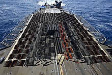 Illegally trafficked small arms and light weapons captured by the United States Fifth Fleet, May 2021 Illicit arms captured by the USN.jpg