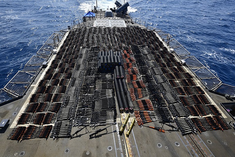 File:Illicit arms captured by the USN.jpg