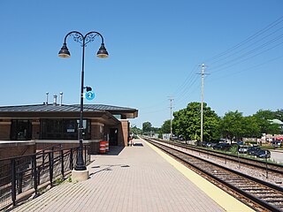 <span class="mw-page-title-main">Bartlett station</span> Commuter rail station in Bartlett, Illinois