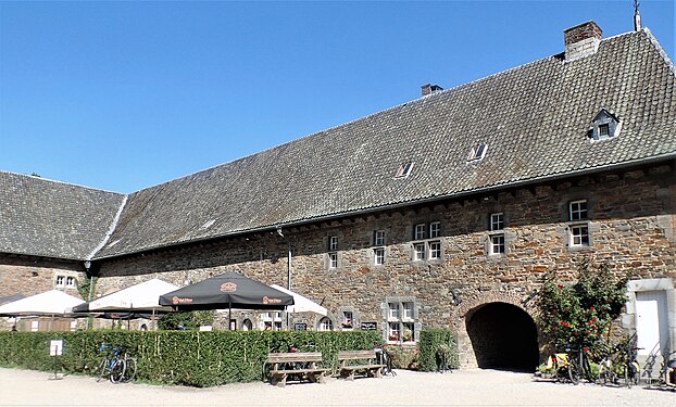 Parasols at Abbaye du Val-Dieu, Aubel, Belgium