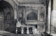 Inside the throne room, Tehran