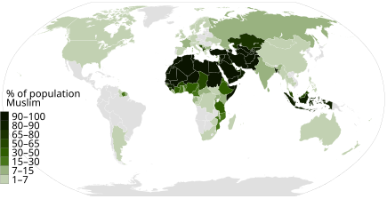 Muslims by Percent