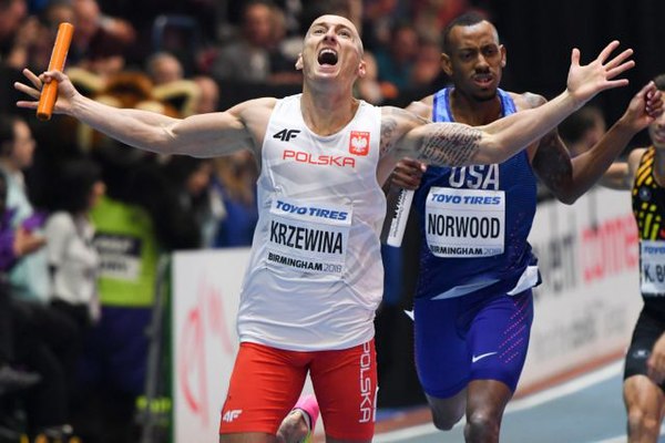 Jakub Krzewina at the 2018 IAAF World Indoor Championships