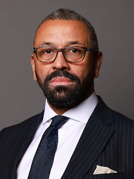 Image: James Cleverly Official Cabinet Portrait, November 2023 (cropped)
