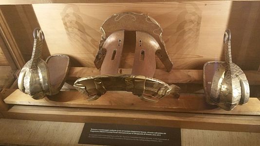 Day 25:Japanese sets of saddles and matching stirrups at the Oriental Museum, Venice